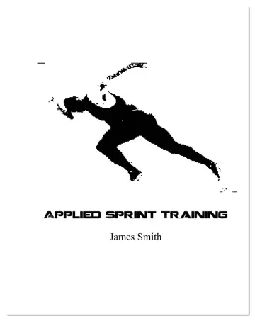Cover of Applied Sprint Training by James Smith