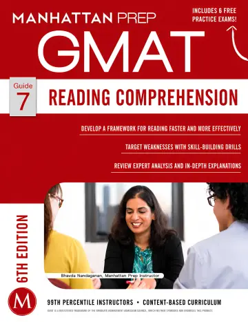 Cover of Reading Comprehension 6th Edition GMAT Manhattan Prep