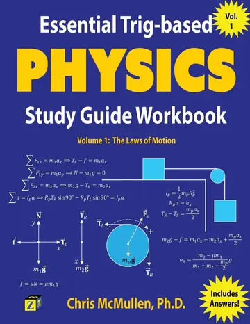 Cover of Essential Trig-based Physics Study Guide Workbook
