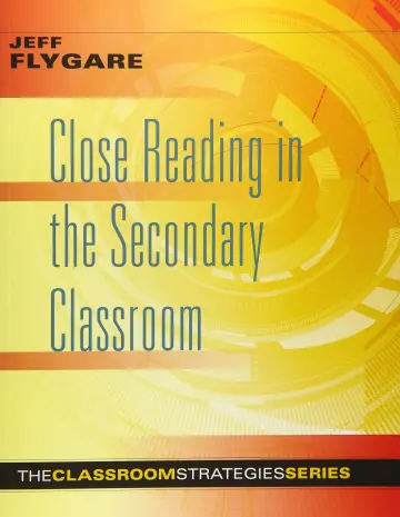Cover of Close Reading in the Secondary Classroom