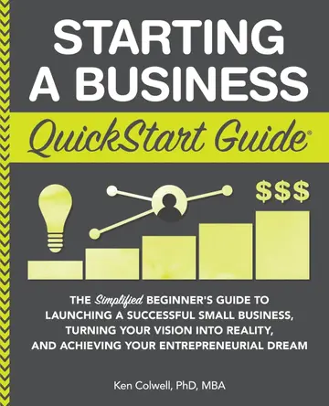Cover of Starting a Business QuickStart Guide