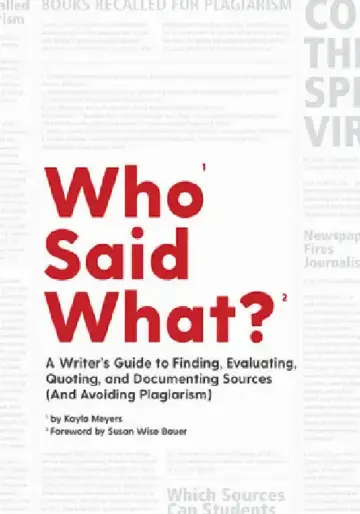 Cover of Who Said What?