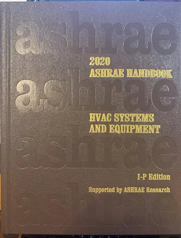 Cover of Ashrae Handbook 2020