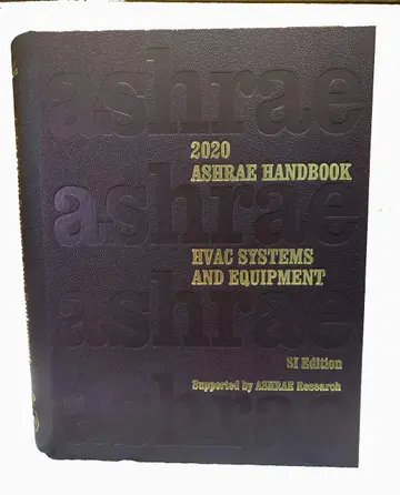 Cover of Ashrae Handbook 2020