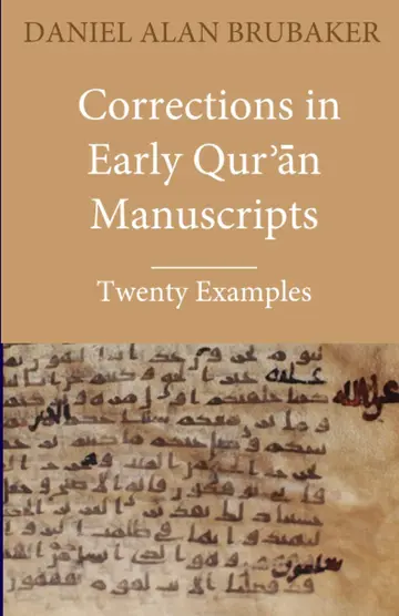 Cover of Corrections in Early Qurʾān Manuscripts