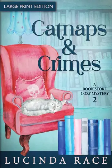 Cover of Catnaps & Crimes Large Print