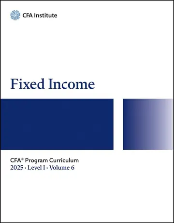 Cover of 2025 CFA Program Curriculum Level I, Volume 6