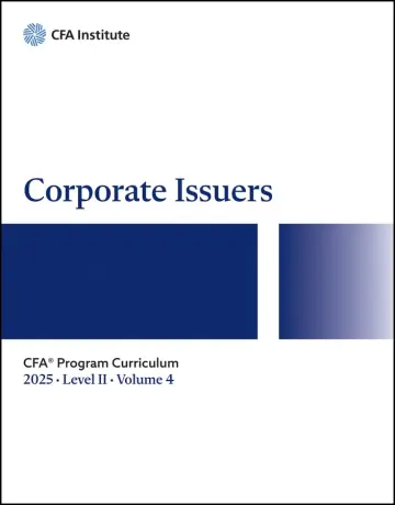 Cover of 2025 CFA Program Curriculum Level II, Volume 4