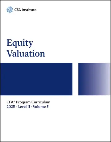Cover of 2025 CFA Program Curriculum Level II, Volume 5