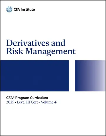 Cover of 2025 CFA Program Curriculum Level III Core, Volume 4