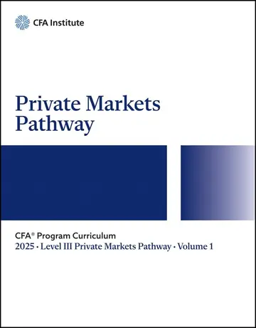 Cover of 2025 CFA Program Curriculum Level III, Volume 6