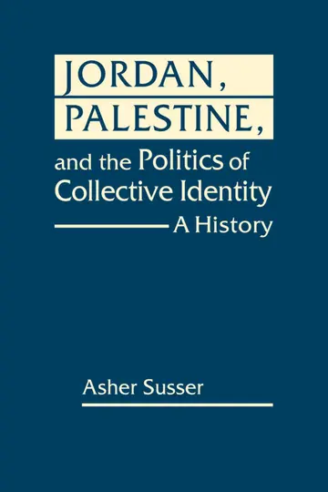 Cover of Jordan, Palestine, and the Politics of Collective Identity