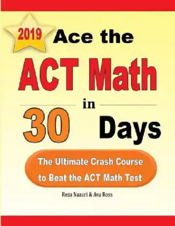 Cover of Ace the ACT Math in 30 Days