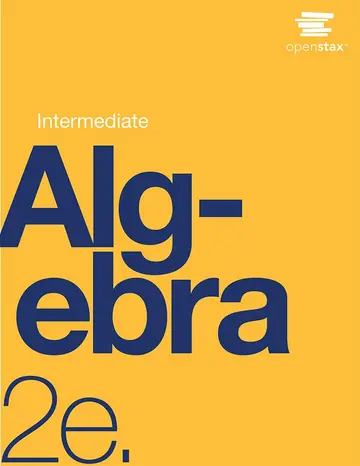 Cover of "Intermediate Algebra 2e by OpenStax "