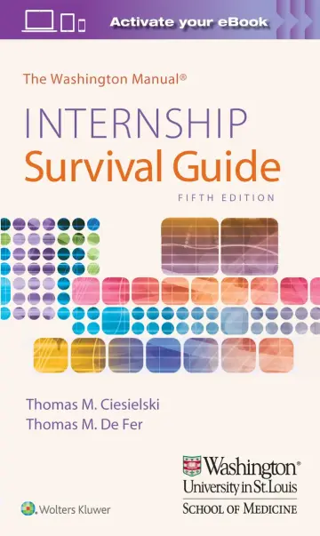 Cover of The Washington Manual Internship Survival Guide 5ed