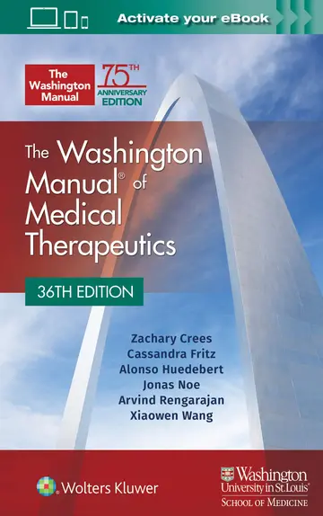 Cover of The Washington Manual of Medical Therapeutics Paperback