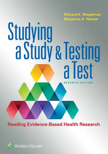 Cover of Studying A Study and Testing A Test Reading Evidence Based Health Research 7Ed