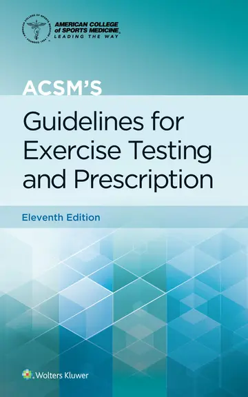 Cover of Acsms Guidelines for Exercise Testing and Prescription 11Ed (Sb 2022)