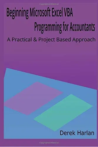 Cover of Beginning Microsoft Excel VBA Programming for Accountants