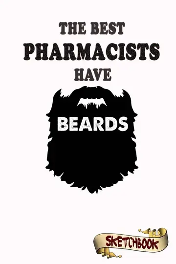Cover of The Best Pharmacists Have Beards Sketchbook