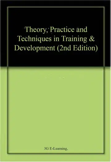 Cover of Theory, Practice and Techniques in Training & Development