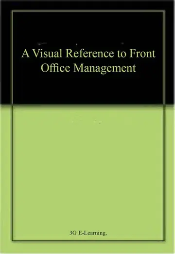 Cover of A Visual Reference to Front Office Management