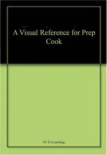 Cover of A Visual Reference for Prep Cook