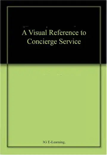 Cover of A Visual Reference to Concierge Service