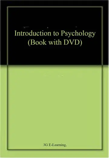 Cover of Introduction to Psychology