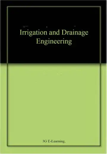 Cover of Irrigation and Drainage Engineering