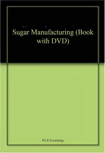 Cover of Sugar Manufacturing