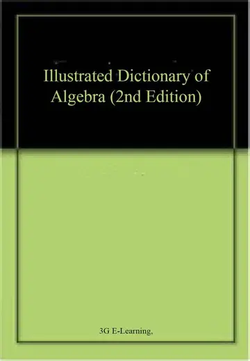 Cover of Illustrated Dictionary of Algebra