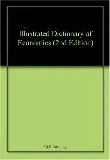 Cover of Illustrated Dictionary of Economics