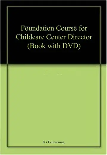 Cover of Foundation Course for Childcare Center Director
