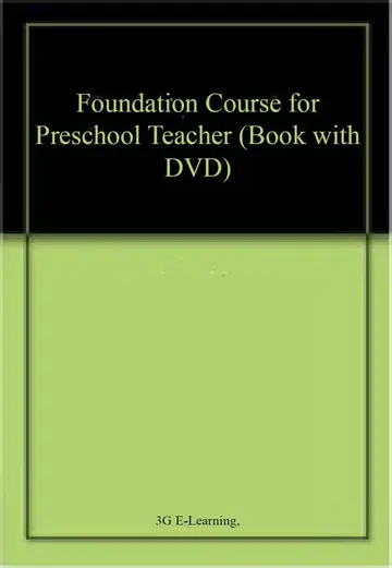 Cover of Foundation Course for Preschool Teacher