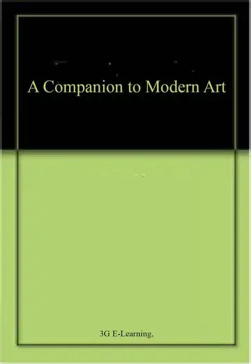 Cover of A Companion to Modern Art