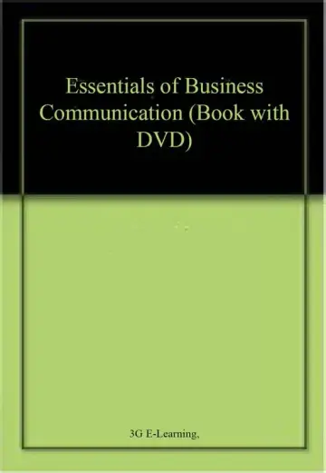 Cover of Essentials of Business Communication