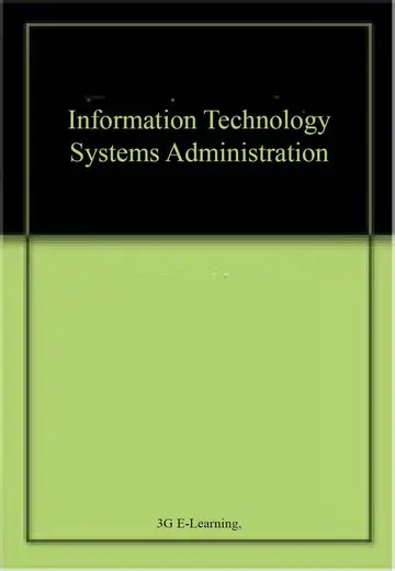 Cover of Information Technology Systems Administration