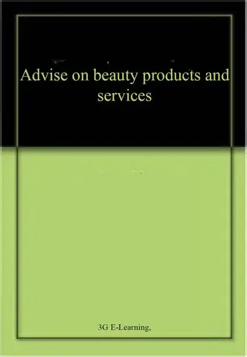 Cover of Advise on beauty products and services