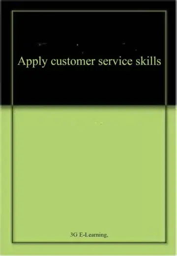 Cover of Apply customer service skills