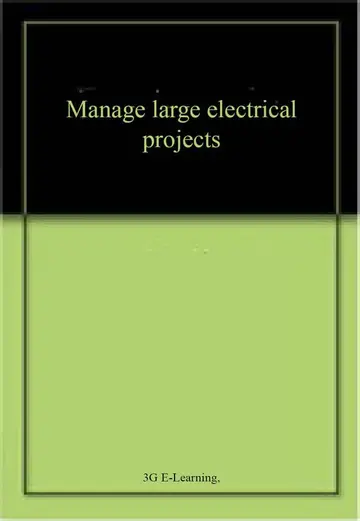Cover of Manage large electrical projects