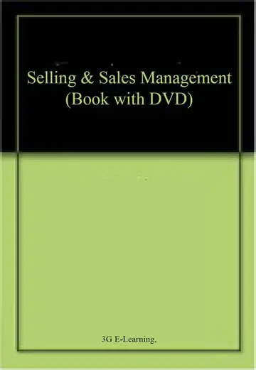 Cover of Selling & Sales Management