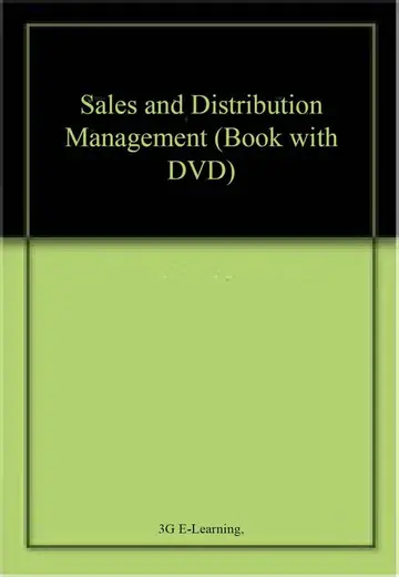 Cover of Sales and Distribution Management
