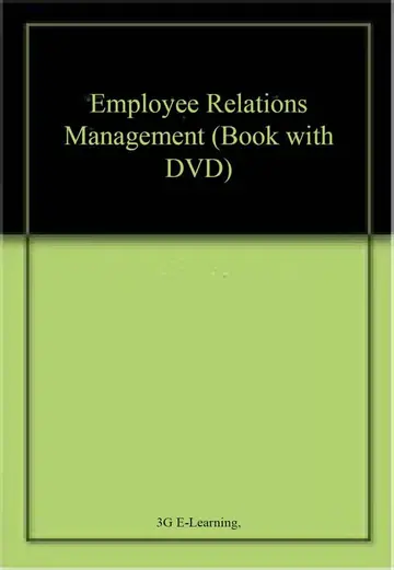 Cover of Employee Relations Management