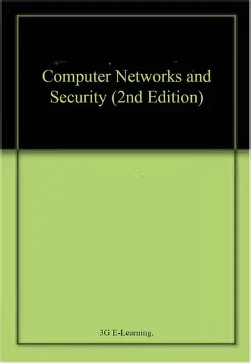 Cover of Computer Networks and Security