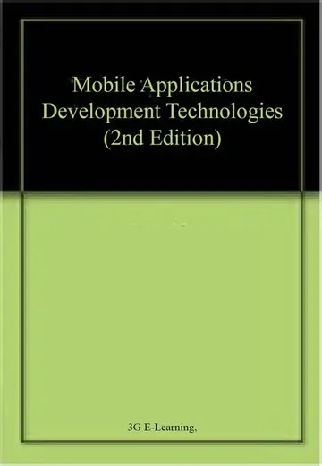 Cover of Mobile Applications Development Technologies