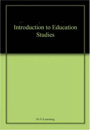 Cover of Introduction to Education Studies