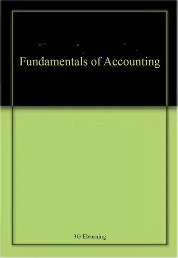 Cover of Fundamentals of Accounting
