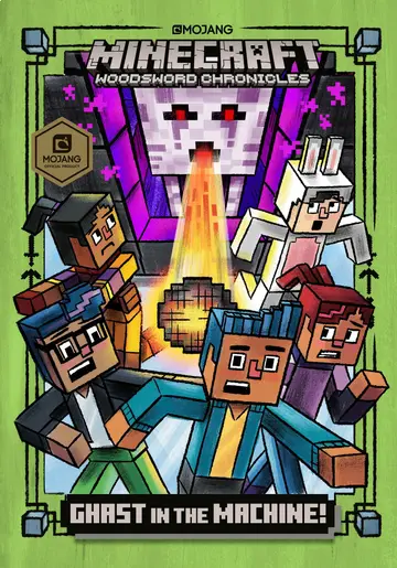Cover of Ghast in the Machine! (Minecraft Woodsword Chronicles #4) (A Stepping Stone Book(TM))