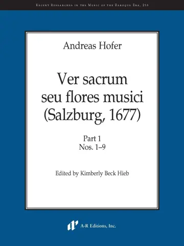 Cover of Ver Sacrum Seu Flores Musici (Salzburg, 1677)